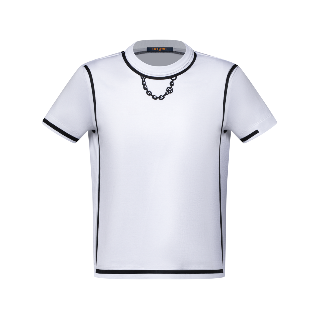 Outline Print T-Shirt - Women - Ready-to-Wear | LOUIS VUITTON ®